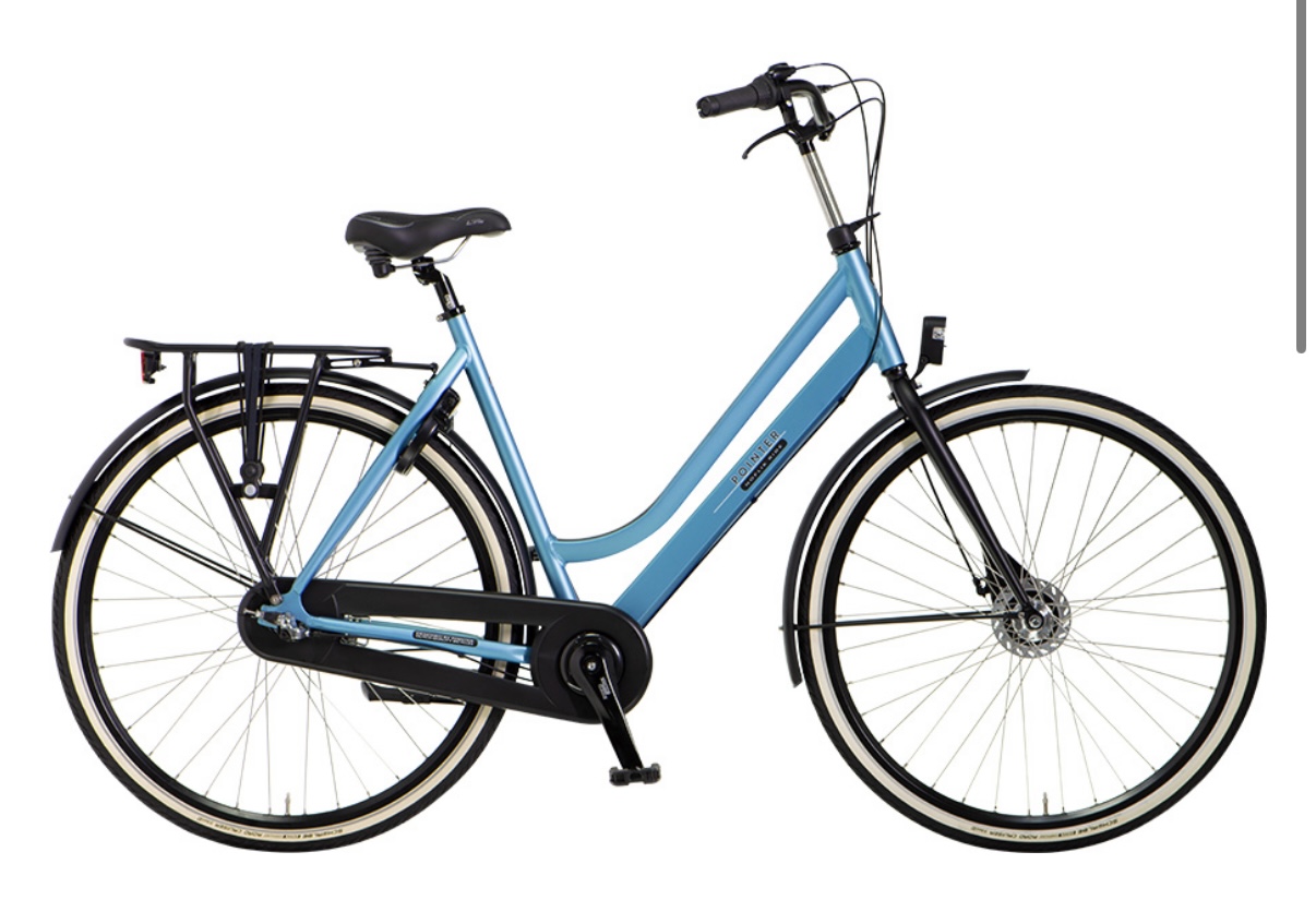 Pointer Solara Damesfiets Blauw Shimano Nexus 3 Rollerbrake Remmen Shimano