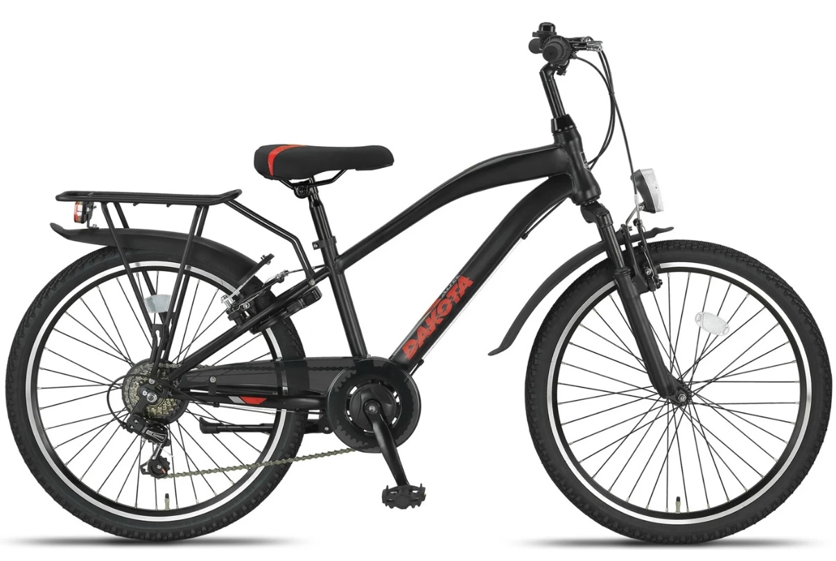 Altec Dakota Allroad 24 inch Shimano 7 Versnellingen Zwart