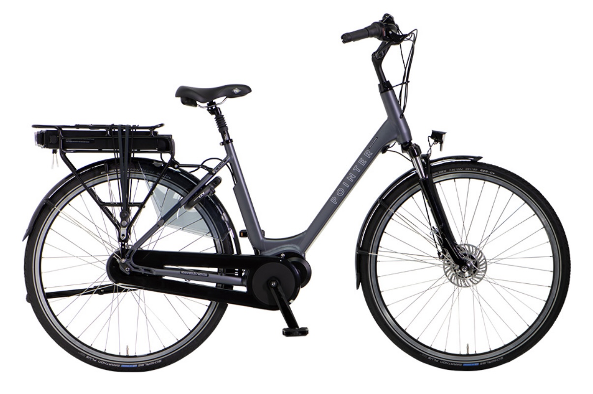 Pointer Ducora Elektrische Fiets Middenmotor Shimano Rollerbrake Remmen Alluminium Frame